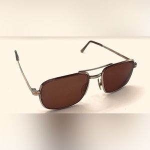 Vintage Cottet Silver Pilot Sunglasses Frames Only